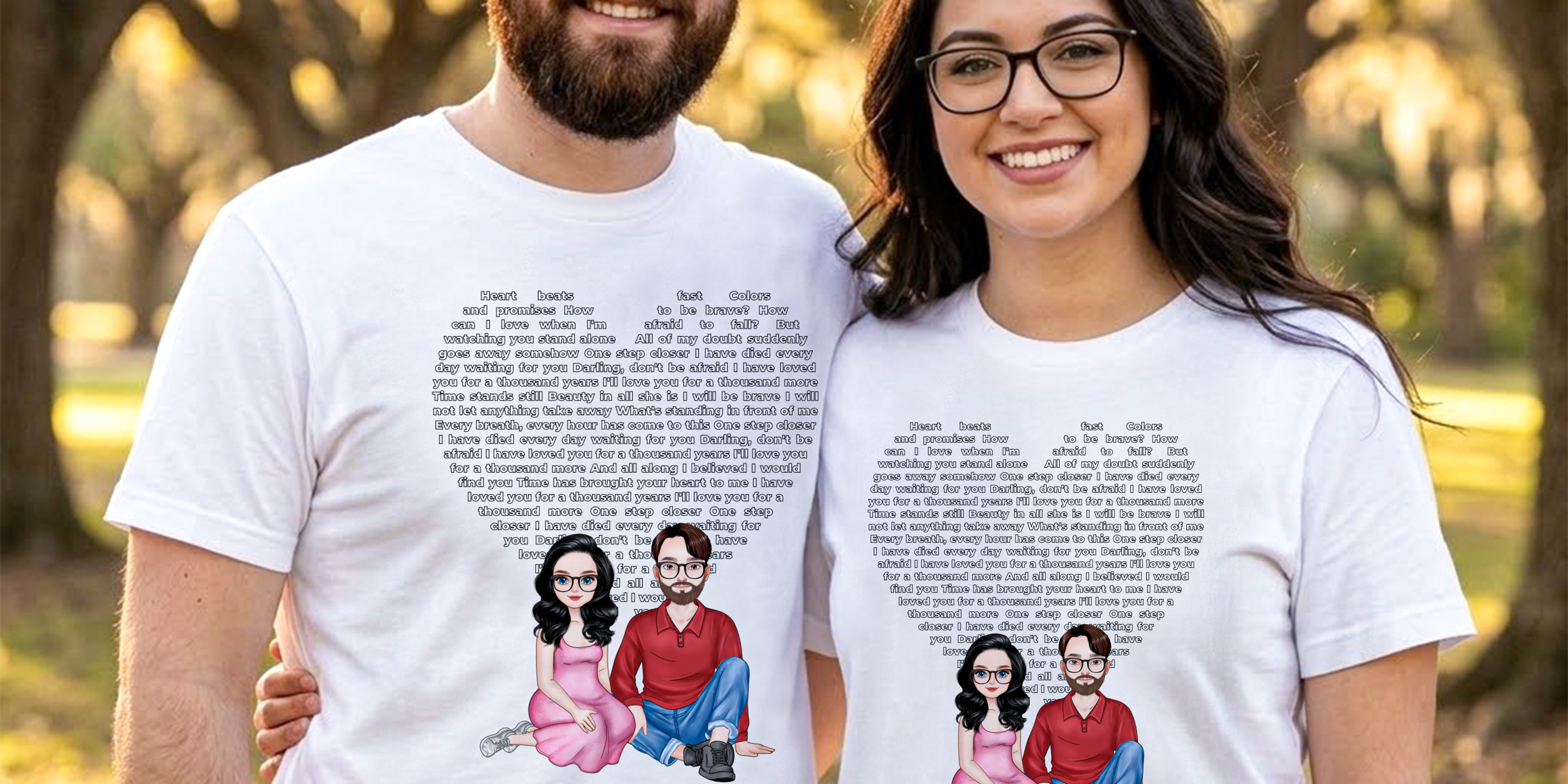 Personalized Couple T-Shirts