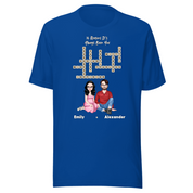 10 Reasons It’s Always Been You — Personalized Couple Portraits with Custom Scrabble Unisex T-Shirt