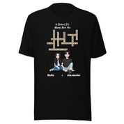 10 Reasons It’s Always Been You — Personalized Couple Portraits with Custom Scrabble Unisex T-Shirt