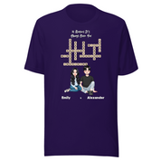 10 Reasons It’s Always Been You — Personalized Couple Portraits with Custom Scrabble Unisex T-Shirt
