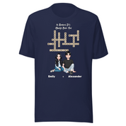10 Reasons It’s Always Been You — Personalized Couple Portraits with Custom Scrabble Unisex T-Shirt