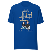 10 Reasons It’s Always Been You — Personalized Couple Portraits with Custom Scrabble Unisex T-Shirt
