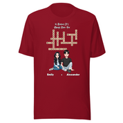 10 Reasons It’s Always Been You — Personalized Couple Portraits with Custom Scrabble Unisex T-Shirt