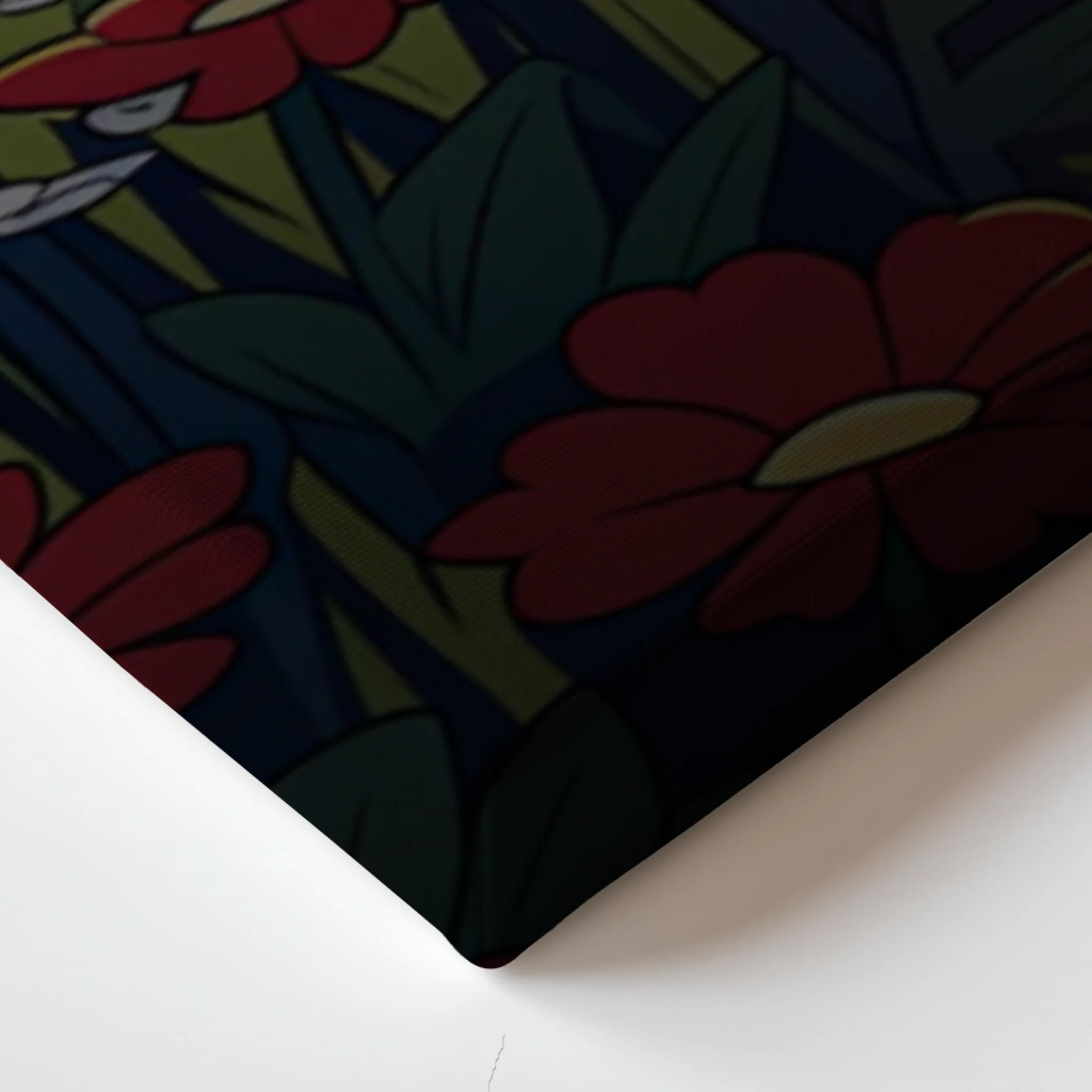 All Along It Was You personalized couple portrait canvas of two front-facing people sitting together in a golden meadow at sunset, with custom lyrics shaped into a heart above them and their names displayed at the bottom — LOVECOUPLET
