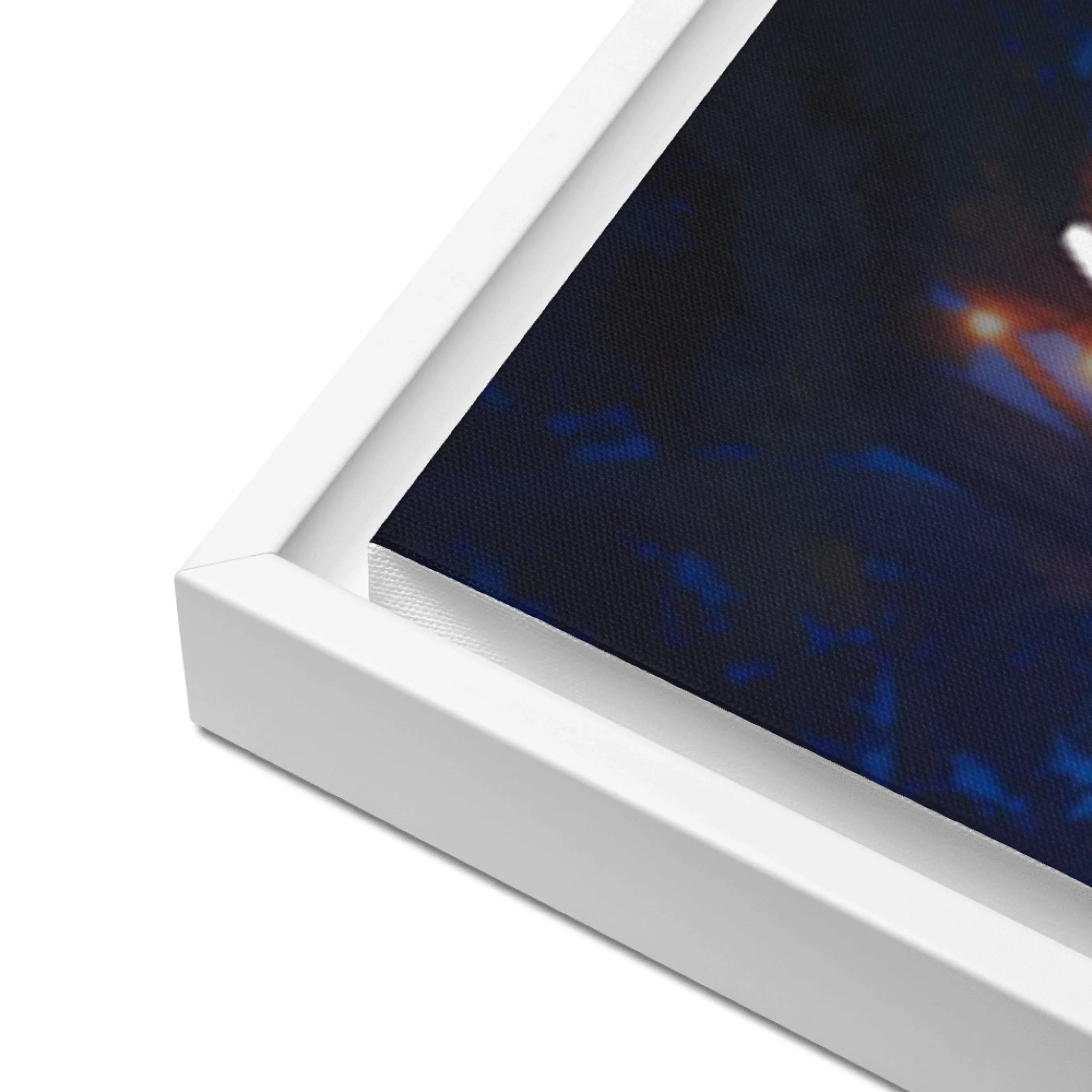 Personalized couple framed canvas of a couple at the shoreline, with a custom city map set into the sky behind the clouds, GPS coordinates, city name, and handwritten names at the bottom — LOVECOUPLET