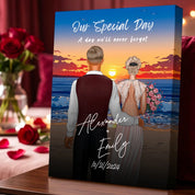 Our Special Day — Personalized Wedding Couple Canvas