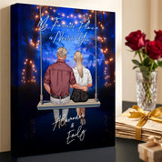 My Favorite Place — Personalized Couple Canvas
