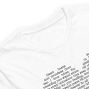 Our Favorite Song — Personalized Couple Portraits with Custom Lyrics Unisex  T-Shirt | LOVECOUPLET