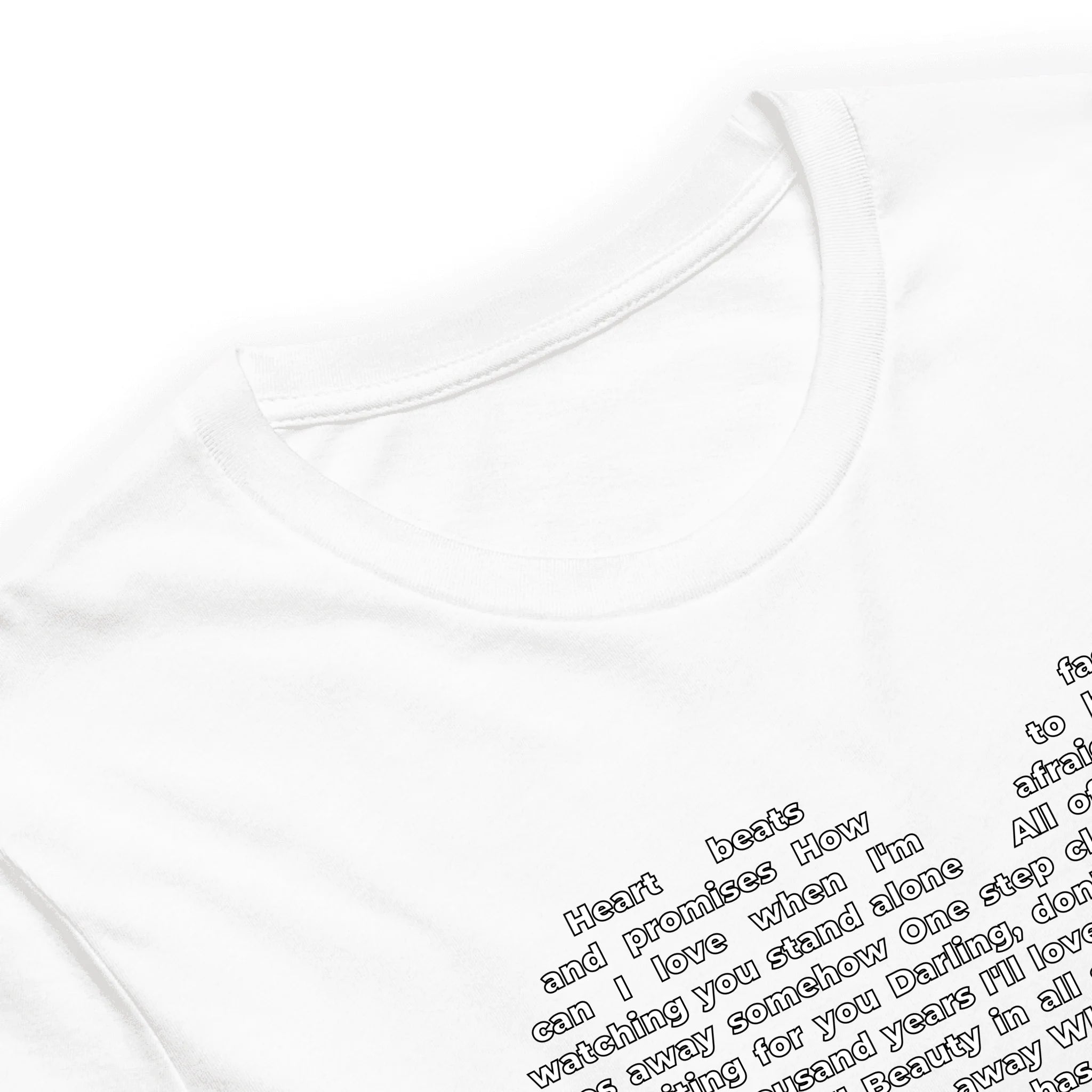 Our Favorite Song — Personalized Couple Portraits with Custom Lyrics Unisex  T-Shirt | LOVECOUPLET