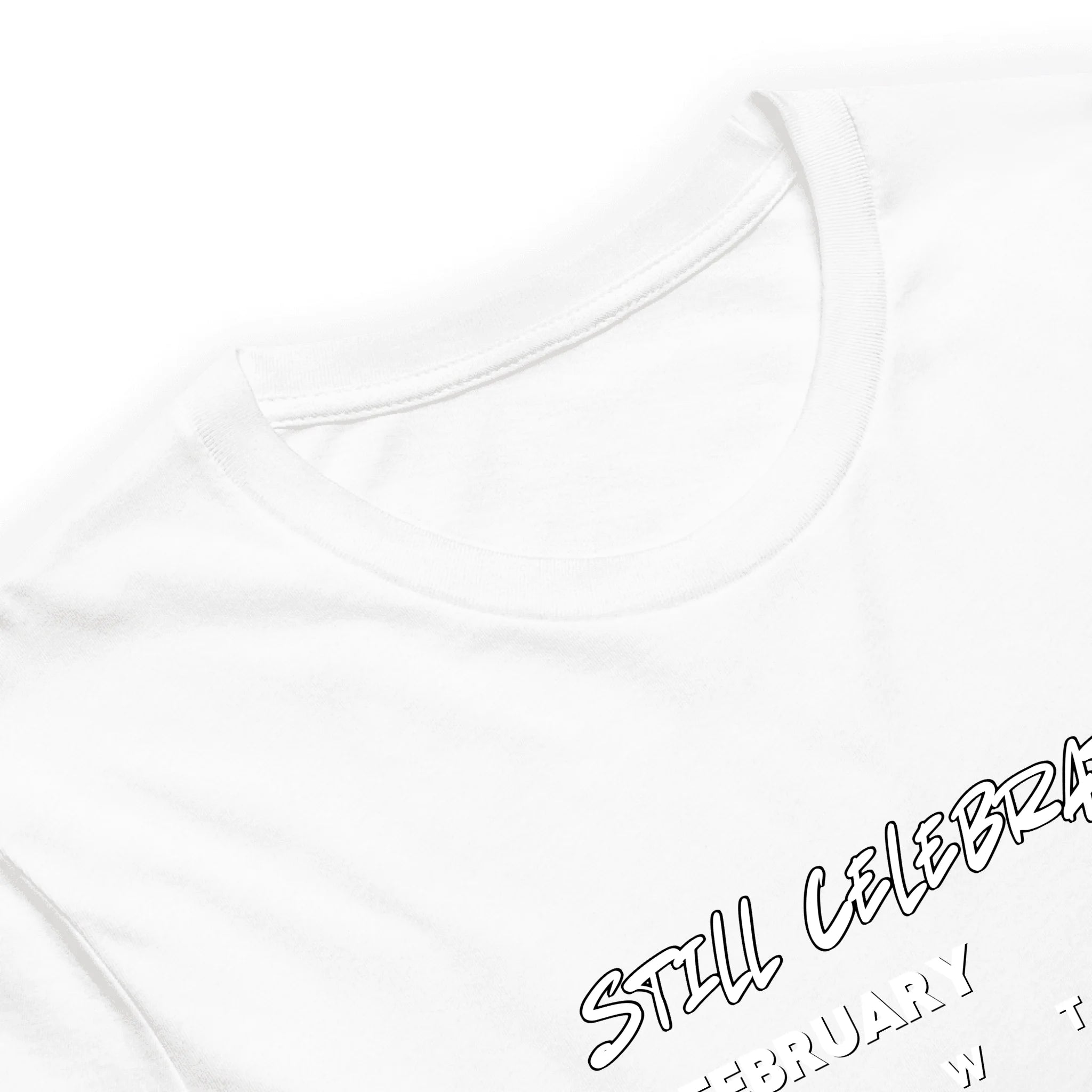 Still Celebrating Us — Personalized Couple Portraits with Custom Date Calendar Unisex T-Shirt | LOVECOUPLET