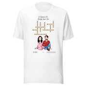 10 Reasons It’s Always Been You — Personalized Couple Portraits with Custom Scrabble Unisex T-Shirt | LOVECOUPLET