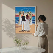 Forever Starts Today — Personalized Wedding Couple Canvas