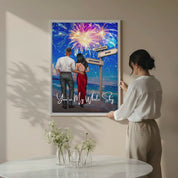 You’re My Whole Sky — Personalized Couple Canvas