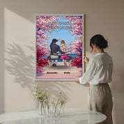 Every Spring I Fall For You Again — Personalized Couple Canvas