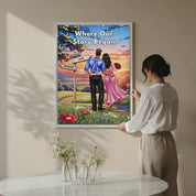 Where Our Story Began — Personalized Couple Canvas