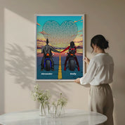 Every Road With You — Personalized Couple Canvas with Custom Lyrics