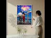 You’re My Whole Sky — Personalized Couple Canvas