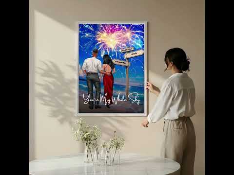 You’re My Whole Sky — Personalized Couple Canvas