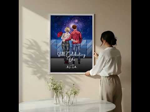 Still Celebrating Us — Personalized Couple Canvas