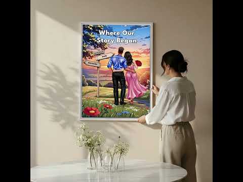 Where Our Story Began — Personalized Couple Canvas