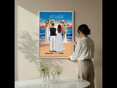 Forever Starts Today — Personalized Wedding Couple Canvas