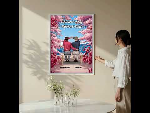 Every Spring I Fall For You Again — Personalized Couple Canvas